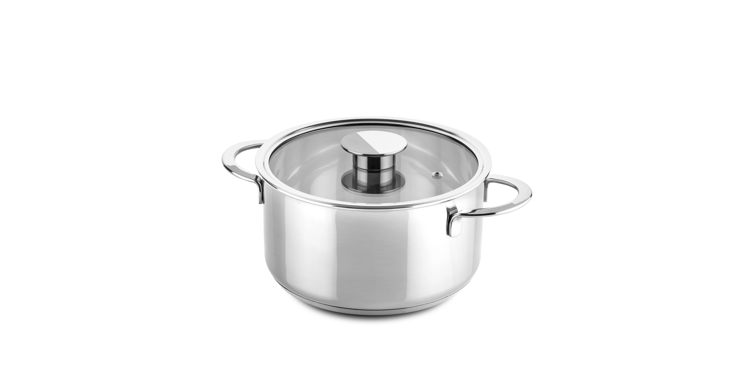 Casserole 2 handles 20 cm Stainless Steel Gourmet Cookware