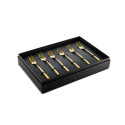 6 Cake Forks Linea Oro (gold)