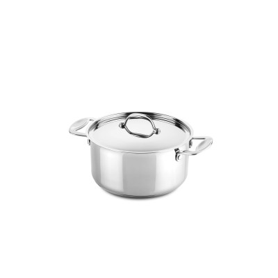 Casserole 2 handles 20 cm Glamour Stone Stainless Steel