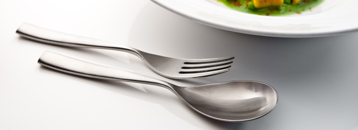 18/10 stainless steel flatware by Mepra