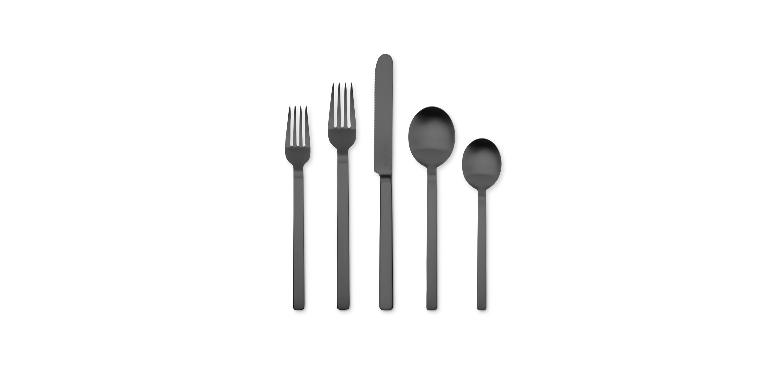 005 - Cutlery set 5pcs Stile Oro Nero Ice 005 - Cutlery set 5pcs Stile Oro Nero Ice