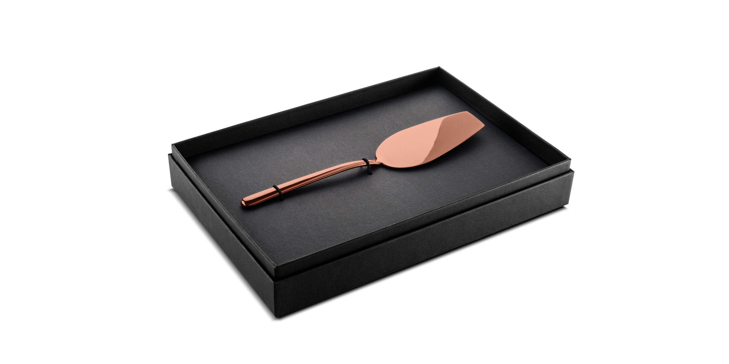 Box Cake Server Linea Bronzo