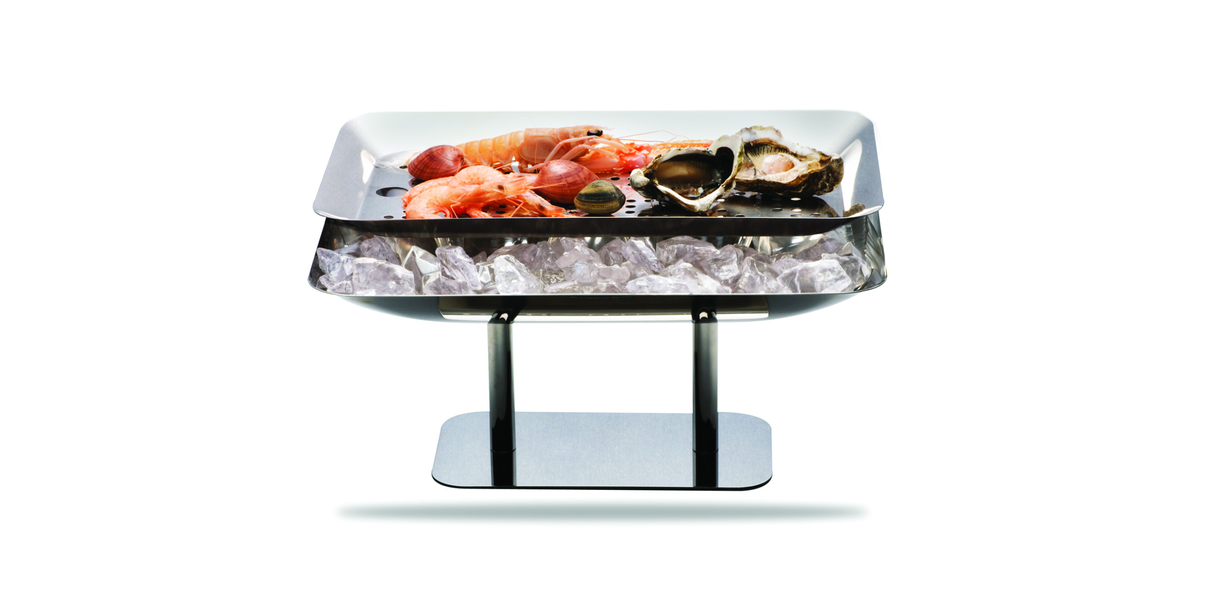 Marinated Fish Holder Rect. Bretone - Ice Serving Trays - Serveware