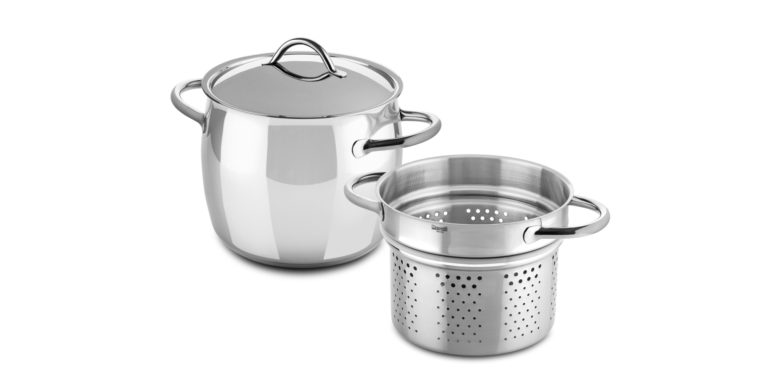 Binnen animatie atmosfeer Pasta pan 22 cm 1950 Stainless Steel - 1950 - Cookware