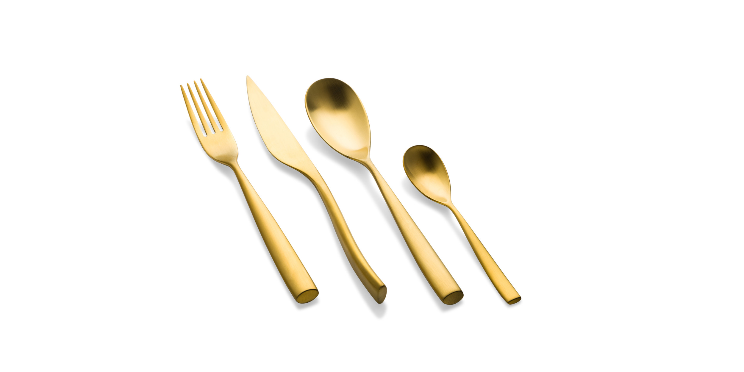 24 pcs set Arte Cutlery - Ice - Oro