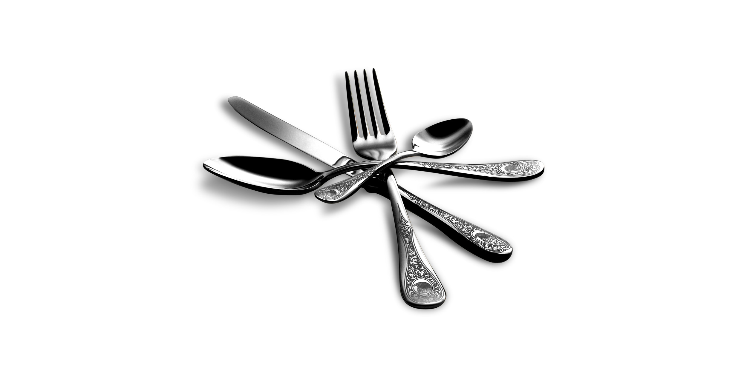 4 pcs set Diana Stainless Steel