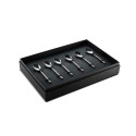 6 Moka Spoons Linea Oro Nero