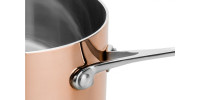 Bundel koperen braadpan + steelpan