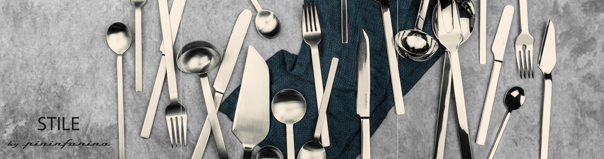 18/10 stainless steel flatware by Mepra
